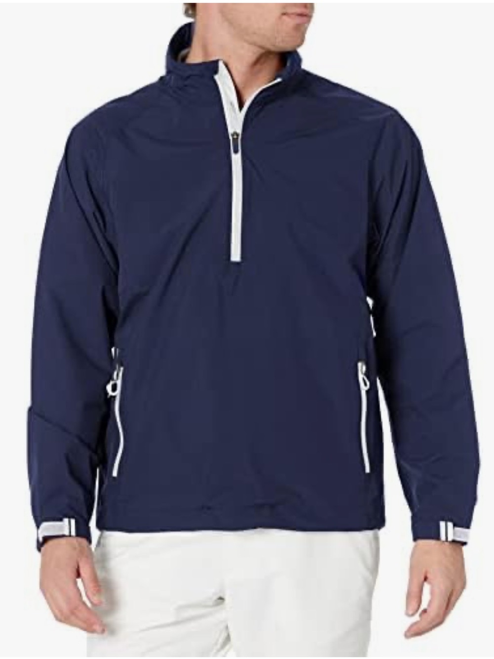 Zero Restriction Power Torque Waterproof Quarter Zip Navy